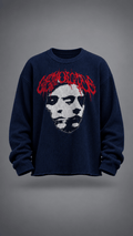 011//'FACELESS' Waffle Tee (Navy) - Urbn Myth