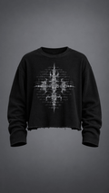 016// 'SACRED' Waffle Tee (Black) - Urbn Myth