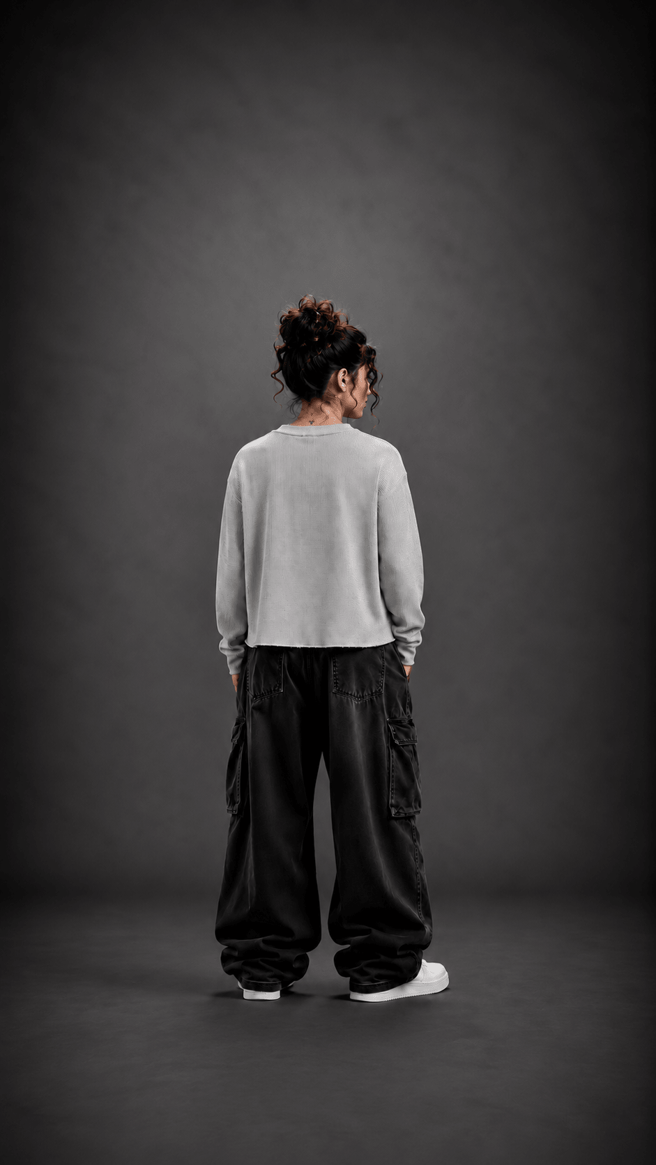 016// 'SACRED' Waffle Tee (Grey) - Urbn Myth