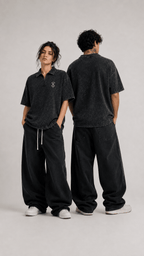 024// 'Berserk' Polo Tee (Black) - Urbn Myth