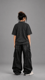 024// 'Berserk' Polo Tee (Black) - Urbn Myth