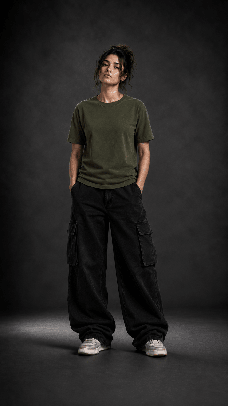 026// 'Minimal' Plain Regular (Olive Green) - Urbn Myth