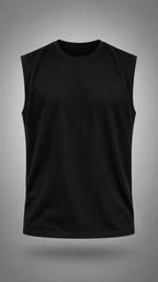027// 'Muscle Freak' Tank (Black) - Urbn Myth