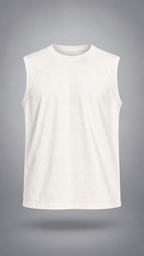 027//'Muscle Freak' Tank (White) - Urbn Myth