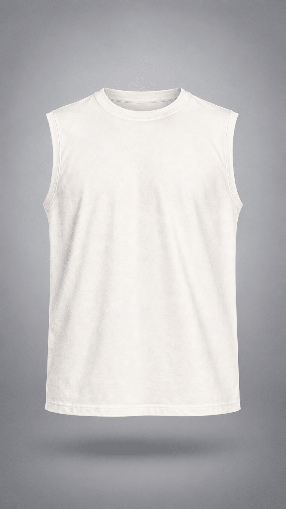 027//'Muscle Freak' Tank (White) - Urbn Myth