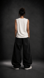 027//'Muscle Freak' Tank (White) - Urbn Myth