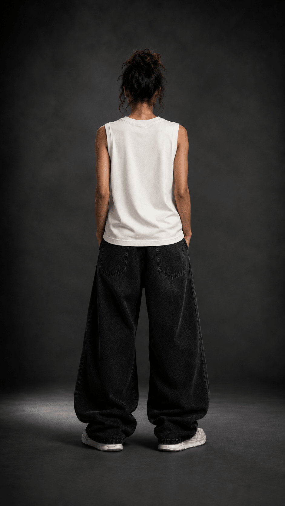 027//'Muscle Freak' Tank (White) - Urbn Myth