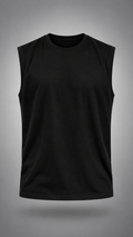 027// 'Muscle Freak' Tank (Black)