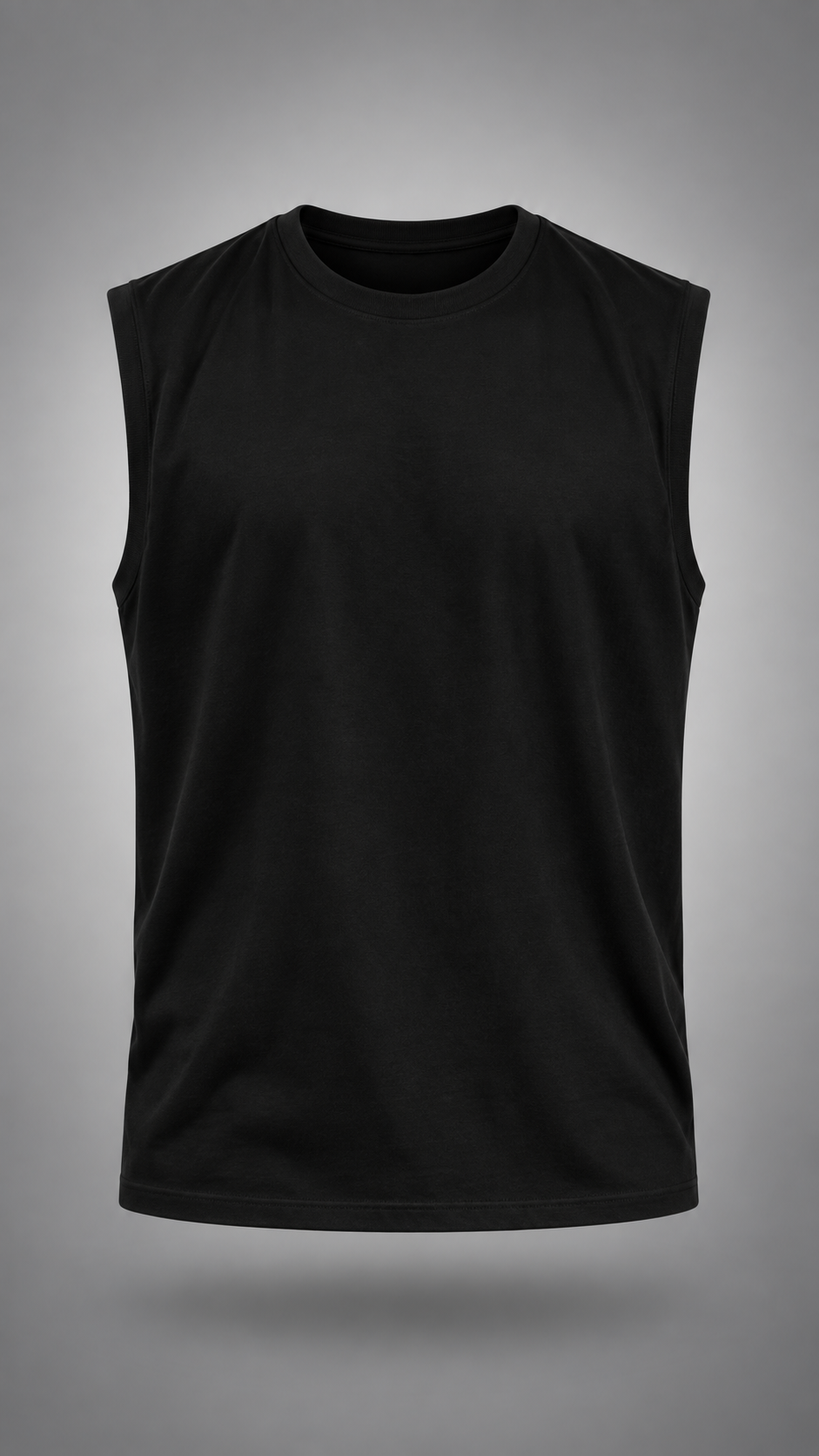 027// 'Muscle Freak' Tank (Black)