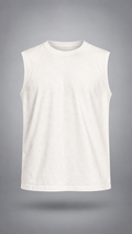 027//'Muscle Freak' Tank (White)