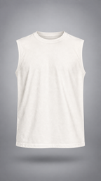 027//'Muscle Freak' Tank (White)