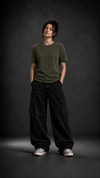 026// 'Minimal' Plain Regular (Olive Green)