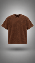 030// "URBN" AcidWashed Oversized Tee (Brown)
