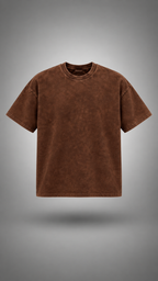 030// "URBN" AcidWashed Oversized Tee (Brown)